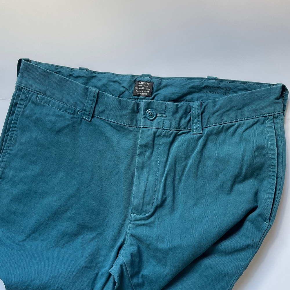 J. Crew Teal Chinos